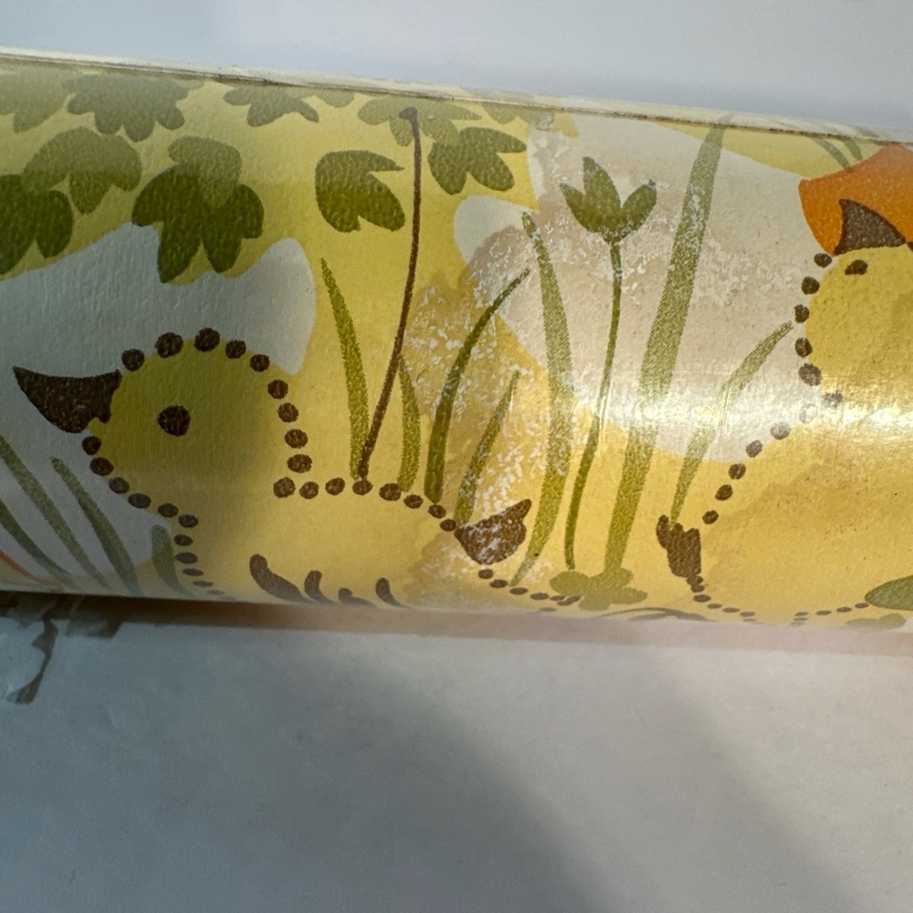 Vtg Birge Wall Covering Ducks Floral 1 Double Roll 70 SQ FT Sealed #65124 "Read" - Picture 11 of 12